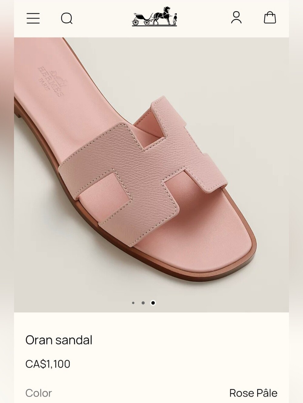 HERMES Oran Sandals